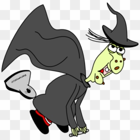 Witch On A Vacuum, HD Png Download - witch png