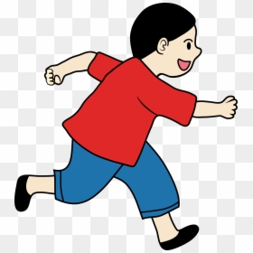 Little Boy Running Clipart, HD Png Download - running png