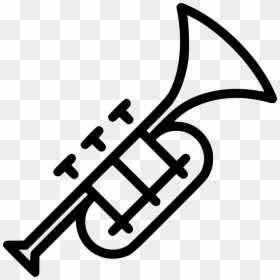 Jazz Music Icon Png, Transparent Png - trumpet png