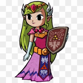 Legend Of Zelda Minish Cap Zelda, HD Png Download - zelda png