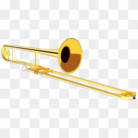 Trombone Instruments Clipart, HD Png Download - trumpet png