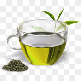 Green Tea Transparent Cup, HD Png Download - tea png