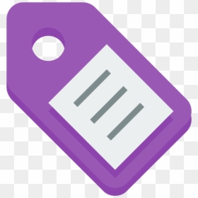Purple Label Icon, HD Png Download - tag png