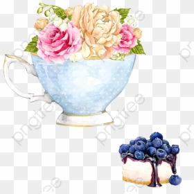 Cheesecake Cupcakes Transparent, HD Png Download - tea png