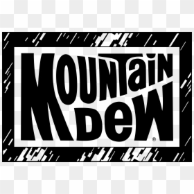 Mt Dew Black And White, HD Png Download - mountain dew png