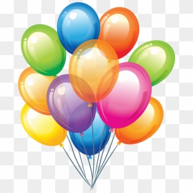Birthday Balloon Vector Png, Transparent Png - birthday balloons png