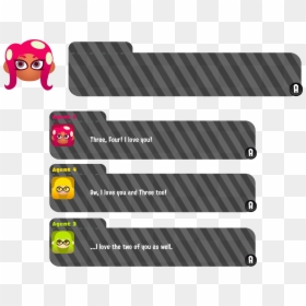 Splatoon Text Box Template, HD Png Download - text box png