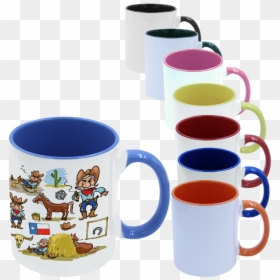 Sublimation Mug Png, Transparent Png - coffee mug png