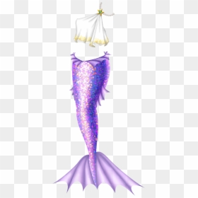 Paper Doll Mermaid Tail, HD Png Download - mermaid tail png