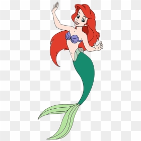 Ariel Mermaid Tail Drawing, HD Png Download - mermaid tail png
