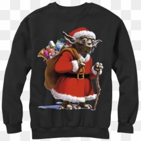 Star Wars Christmas Sweaters With Yoda, HD Png Download - yoda png