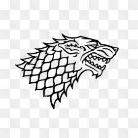 Stark Game Of Thrones Wolf, HD Png Download - game of thrones png