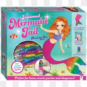 Sequin Mermaid Tail Activity Kit, HD Png Download - mermaid tail png