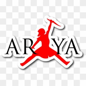 Arya Stark Jordan Logo, HD Png Download - game of thrones png