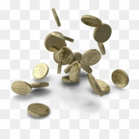 Dimes Falling Png, Transparent Png - money falling png