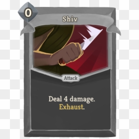 Slay The Spire Cards, HD Png Download - shiv png