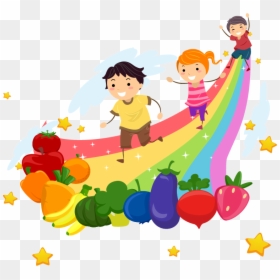 Eat The Rainbow For Kids, HD Png Download - children png