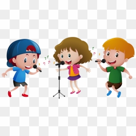 Children Singing Clipart, HD Png Download - children png