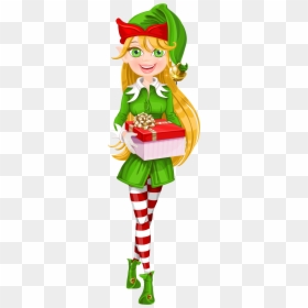 Elf Christmas Dibujo, HD Png Download - mail png