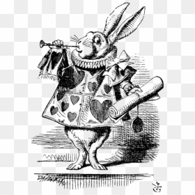 Original White Rabbit Alice In Wonderland, HD Png Download - alice in wonderland png