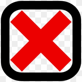 Red X Check Box, HD Png Download - checkbox png
