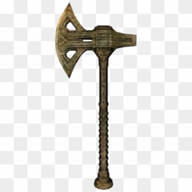 Viking Weapons Battle Axe, HD Png Download - skyrim png