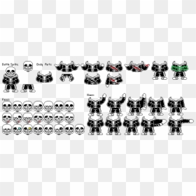 Undertale Sans All Sprites, HD Png Download - undertale png