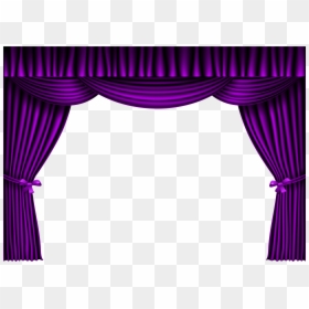 Violet Curtain Png, Transparent Png - curtain png
