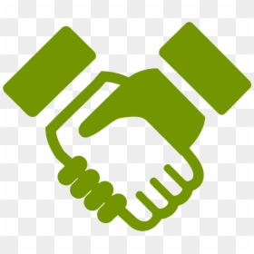 Green Supply Chain Icon, HD Png Download - handshake png