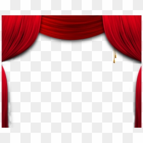 Red Curtain Png Transparent, Png Download - curtain png