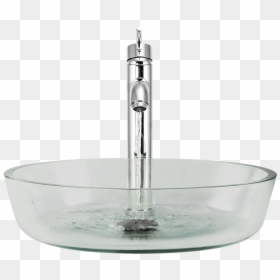 Bathroom Sink,glass - Clear Glass Sink, HD Png Download - 1000 png