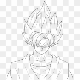 Goku Ssgss Drawing At Getdrawings - Easy Ssgss Goku Drawings, HD Png Download - ssgss goku png