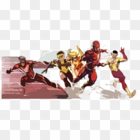 Dc Rebirth Flash Wally West Transparent, HD Png Download - barry allen png
