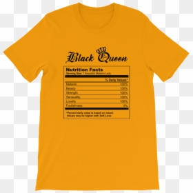 Black Queen Nutritional Facts - Parks Project Grand Canyon Sunset Shirt, HD Png Download - black queen png