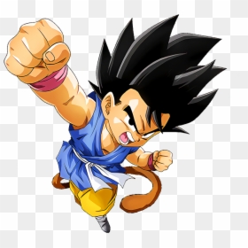 #dokkanbattle [super Big Victory] Son Goku Character - Goku Gt Dragon Fist, HD Png Download - ssgss goku png