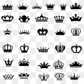 Queen Crown Transparent Png - Simple Queen Crown Tattoo Designs, Png Download - black queen png