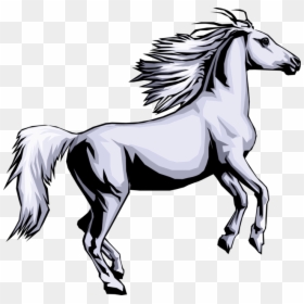 Vector Illustration Of Quadruped Equine Equestrian - Animals In Animal Farm, HD Png Download - horse vector png