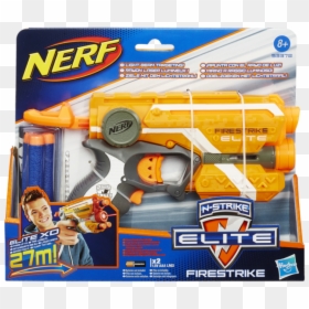 Nerf N-strike Elite Firestrike Blaster - Nerf Elite Fire Strike, HD Png Download - nerf dart png