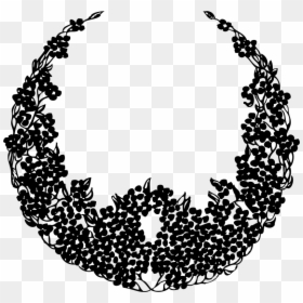 Wreath - Black Wreath Clipart With Transparent Background, HD Png Download - black wreath png