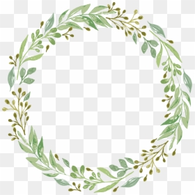 Wreath Png Leaf - Green Wreath Transparent Background, Png Download - black wreath png
