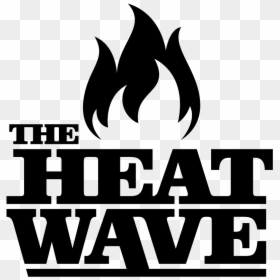 Logo B&w, HD Png Download - heat wave png