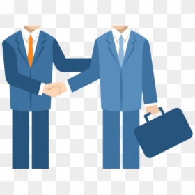 Meeting Clipart Executive Meeting - Shaking Hands With Customer, HD Png Download - executive png