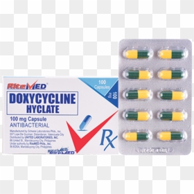Doxycycline 100mg Capsules, HD Png Download - capsule png