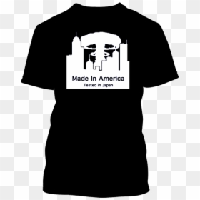 Made In America Black Tee - Flat Eath T Shirt, HD Png Download - made in america png