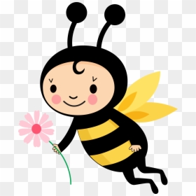 Clipart Bee Mason Bee - Desenho Abelhinha, HD Png Download - imagens em png