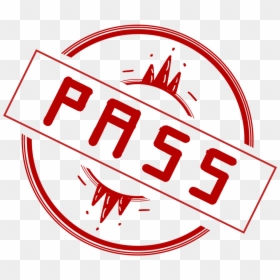 Pass Red Seal Border Png And Psd, Transparent Png - pass png