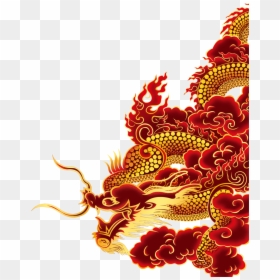 Chinese Dragon Fundal - Transparent Chinese Dragon Png, Png Download - gold dragon png