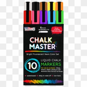 Liquid Chalk Pens Neon, HD Png Download - chalkboard art png