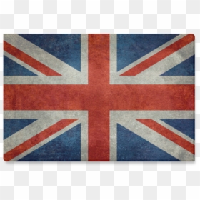 Uk Union Jack Vintage Flag Canvas Print 18"x12" - English Flag, HD Png Download - union jack png