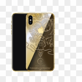 Iphone Xs 24k Gold, HD Png Download - gold dragon png